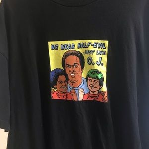 Half Evil OJ tee